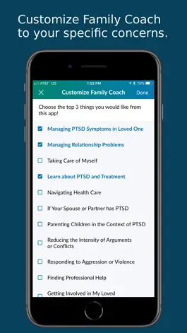 Game screenshot PTSD Family Coach apk