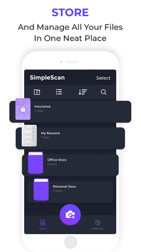 SimpleScan: OCR, Sign Doc, Fax