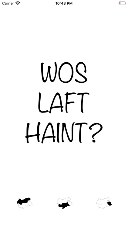 Wos laft haint?