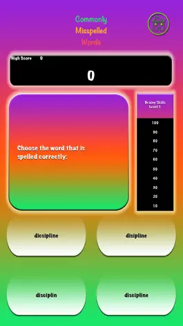 Game screenshot Brainy Skills Misspelled Words apk