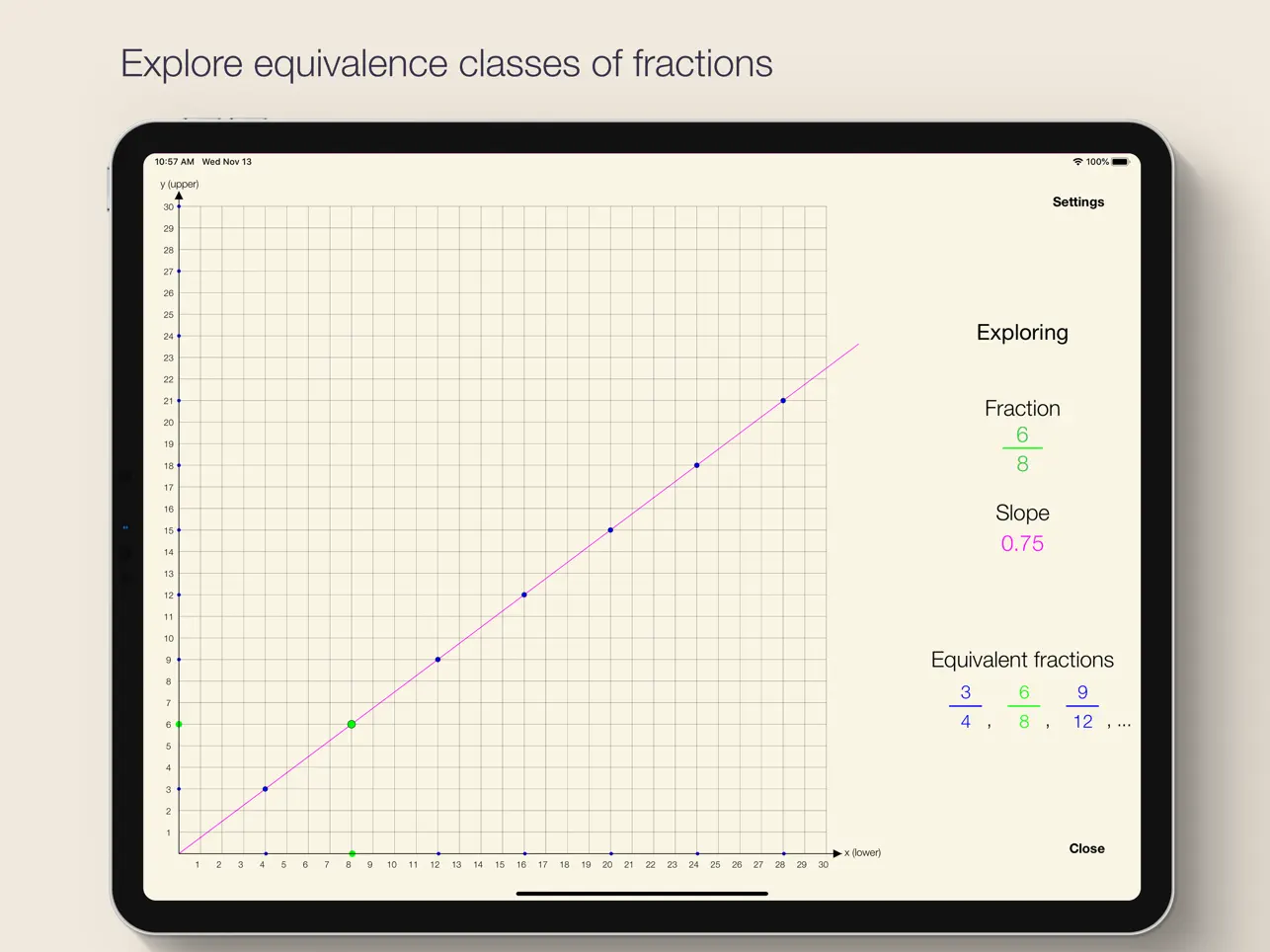 Screenshot #5 pour Fraction as Slope