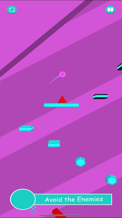 Cyan Ball Bounce screenshot 4