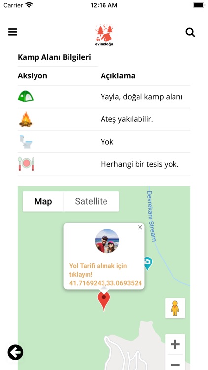 Kamp ve Doğa Rotaları