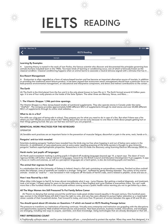 IELTS Prep App - Exam Writing iPad screenshot 7 - Education app