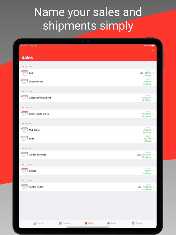 The BookKeeper - accounting iPad screenshot 6 - Business app