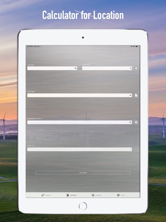 SolarMeter sun energy planner iPad screenshot 4 - Productivity app