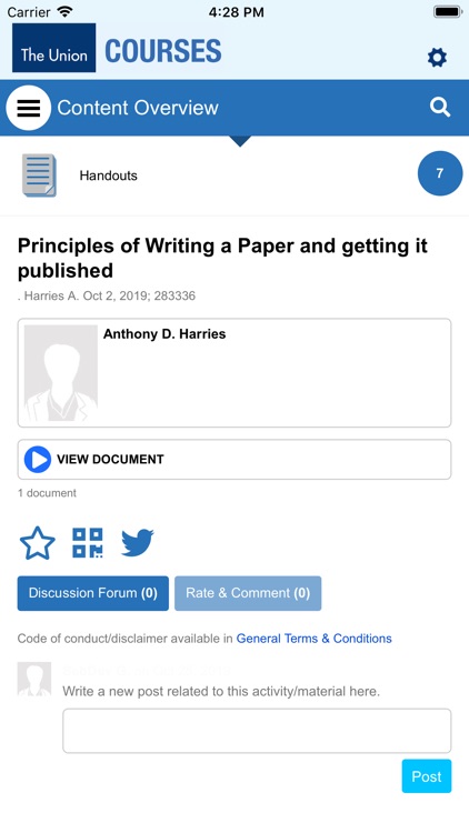 The Union Courses Online