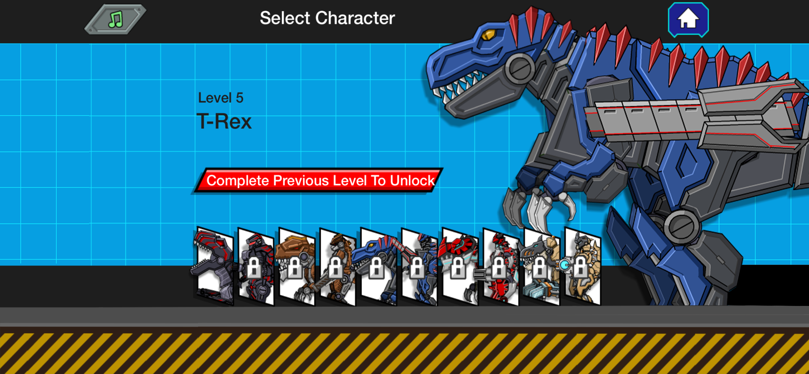 Robot Dino T-Rex Attack