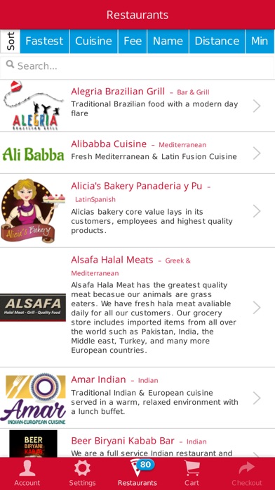 Screenshot #2 pour Speedy Food Delivery Service