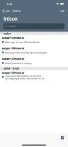 inbox.la screenshot #1 for iPhone
