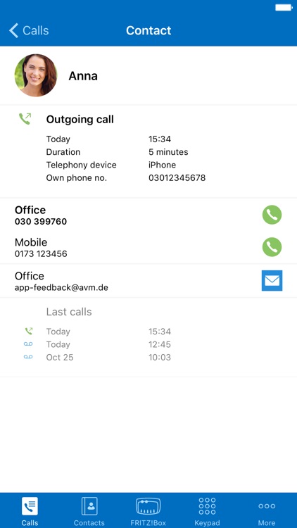 FRITZ!App Fon screenshot-3