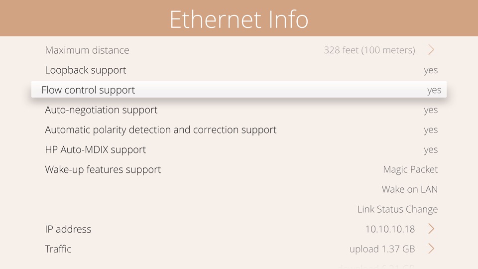 Screenshot #2 for Ethernet Info