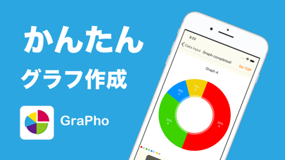 グラフ画像を簡単に作成できるアプリ -GraPho-のおすすめ画像1
