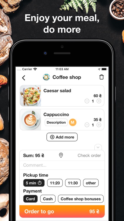 Orava - Food to go + cashback screenshot-3