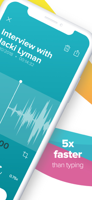 ‎Temi - Recorder & Transcriber Screenshot