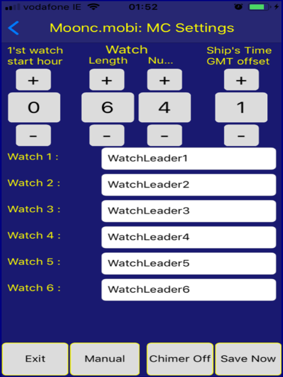 MarineChimer iPad screenshot