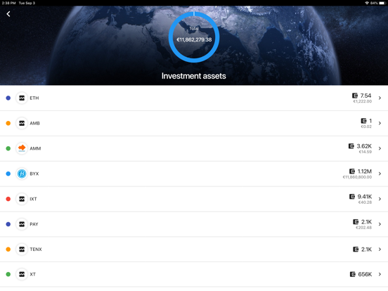 Screenshot #5 pour Liqwith Shares Explorer