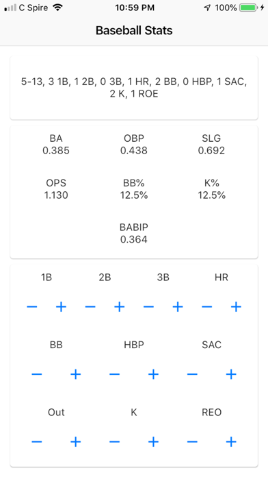 Simple Baseball Stats screenshot 2