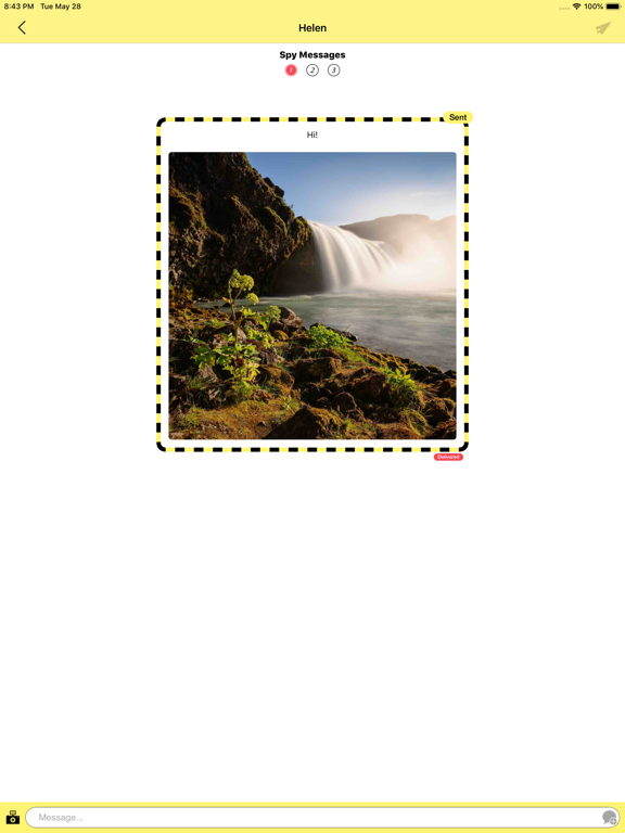 SpiChat (Lite) iPad screenshot 6 - Social Networking app