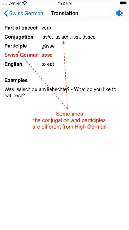 Swiss German Dictionary screenshot 7 of 7
