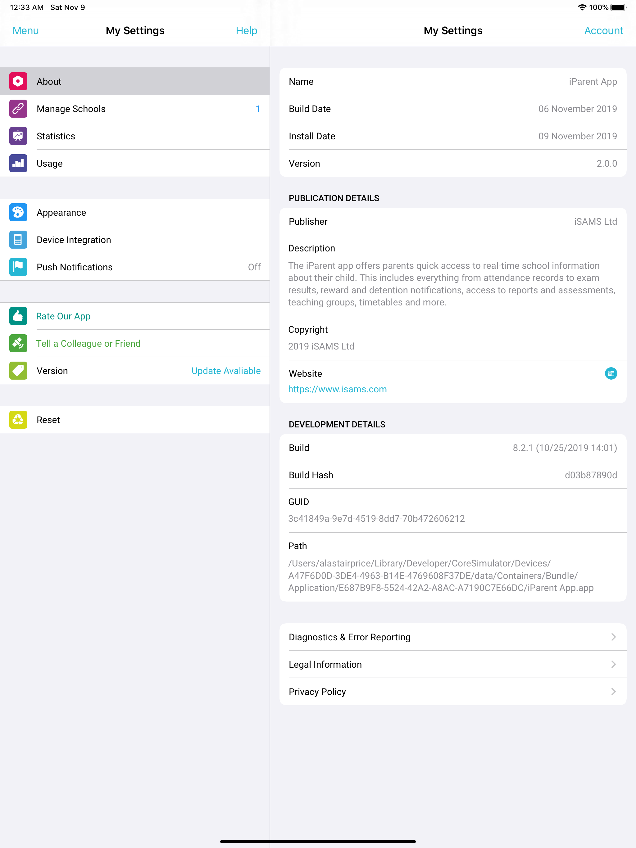 iParent App