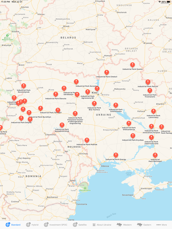 InvestUkraine IP iPad screenshot 1 - Business app