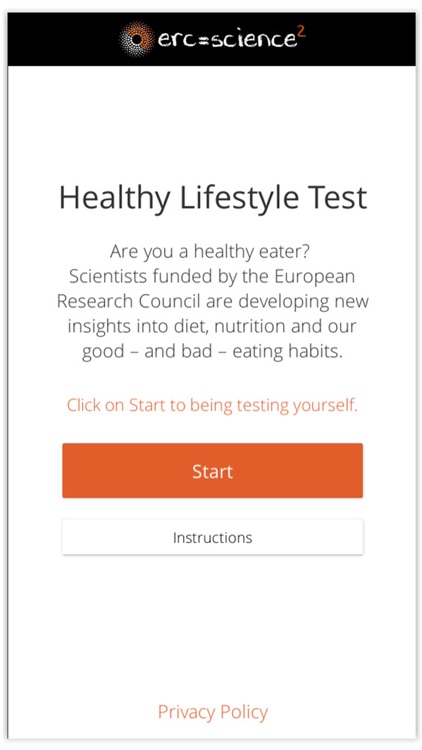 Healthy Lifestyle Test