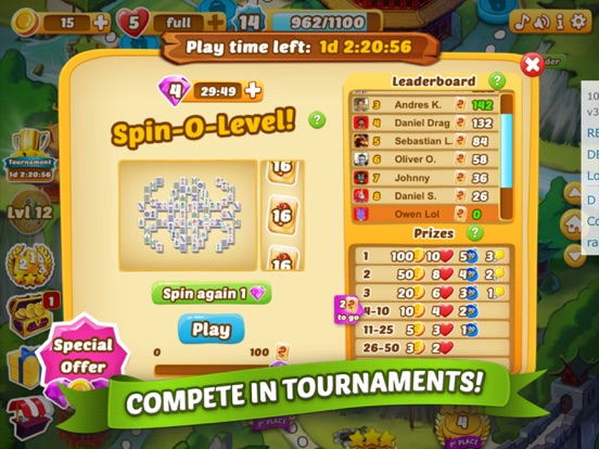 Mahjong Wonders iPad app afbeelding 5