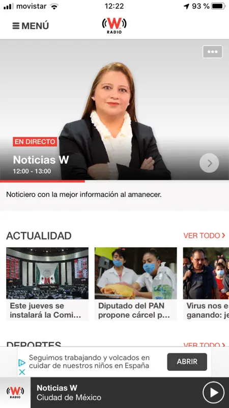 WRadio México para iPhone screenshot 2 of 7