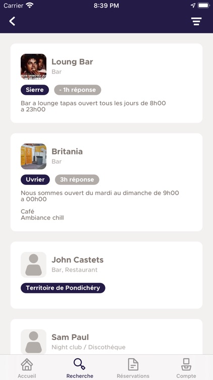 My night - Vos sorties