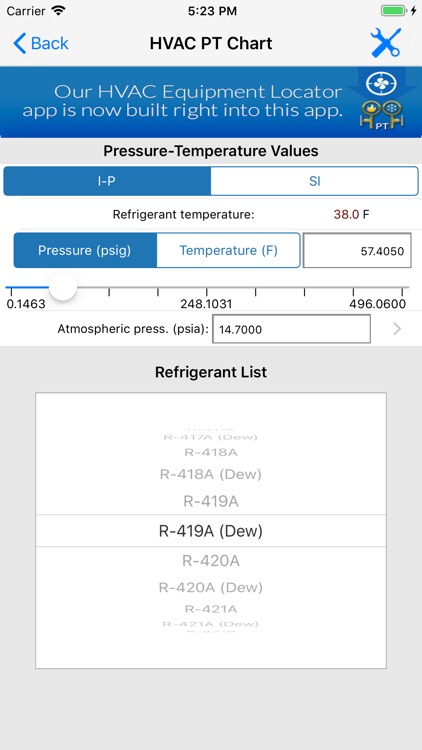 HVAC PT Chart screenshot-8