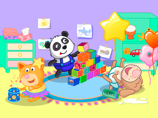 Hippo pet care game simulator iPad screenshot 5 - Games app