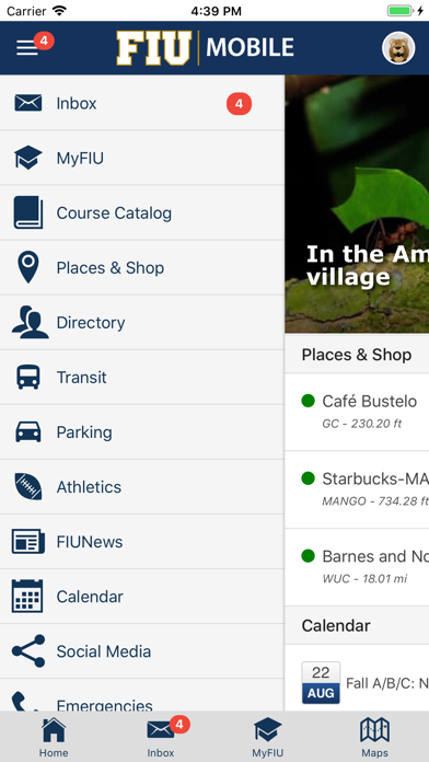 FIU Mobile Screenshot