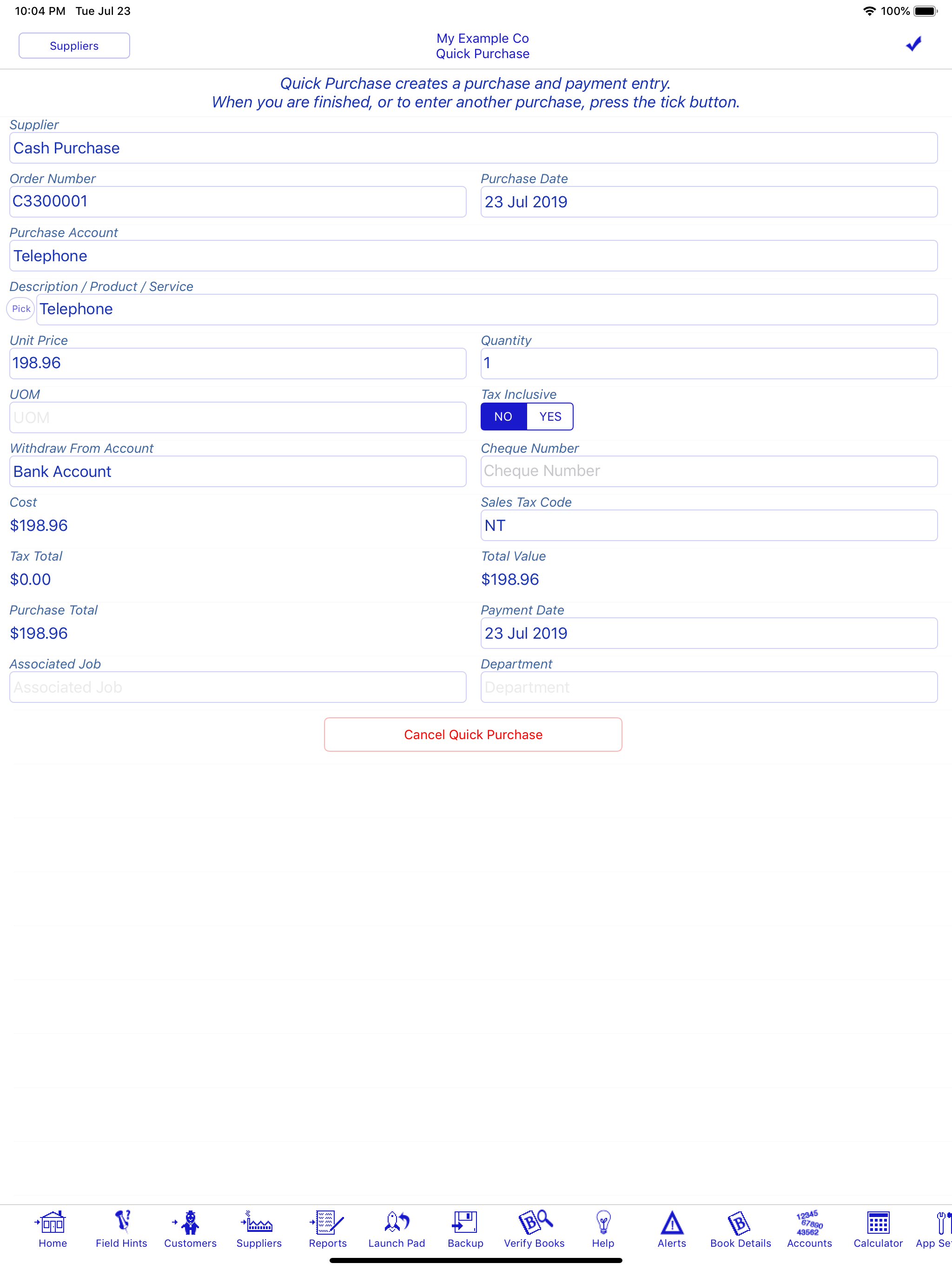 Bookkeeping Pro screenshot 7