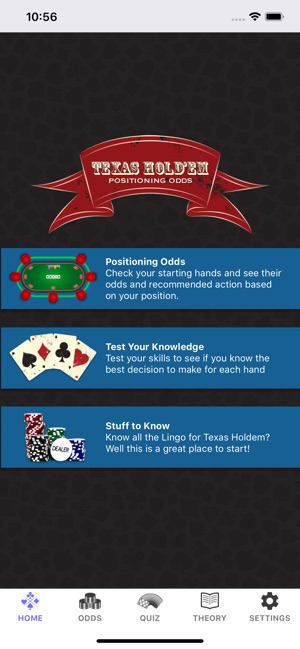 Texas Holdem Positioning Odds