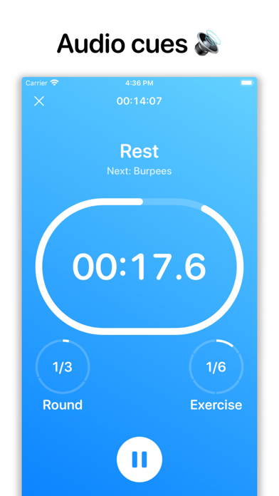 Screenshot #3 pour HIIT Star - Interval Timer