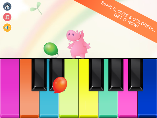 Music Box : Piano, Drum & Xylo iPad screenshot 1 - Education app