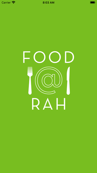 Screenshot #1 pour Food@RAH