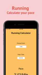 Running Calculator Pro screenshot