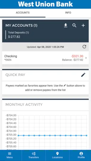 West Union Bank Mobile screenshot 4