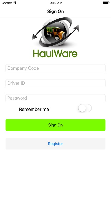 HaulWare: Driver Mobile