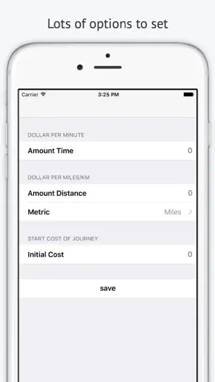 Скриншот Taxi Tracker на iPhone 3