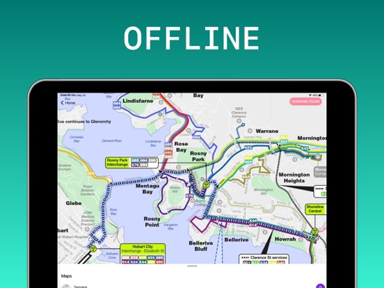 Tasmania Travel Guide . iPad screenshot 4 - Navigation app