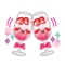 he team of our company has developed this set of iMessage stickers for many days, using different object forms to match the current popular greetings