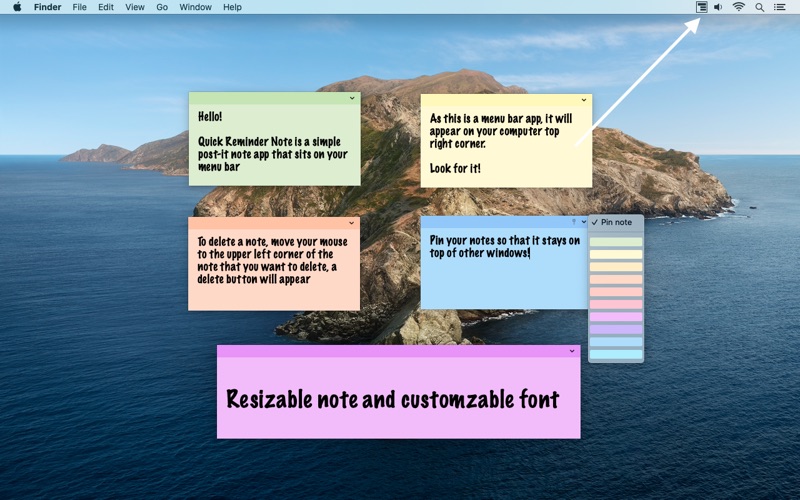 Screenshot #1 pour Quick Reminder Note