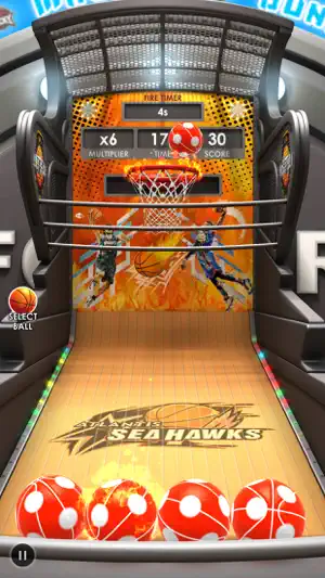 Basketball Flick 3D screenshot 1