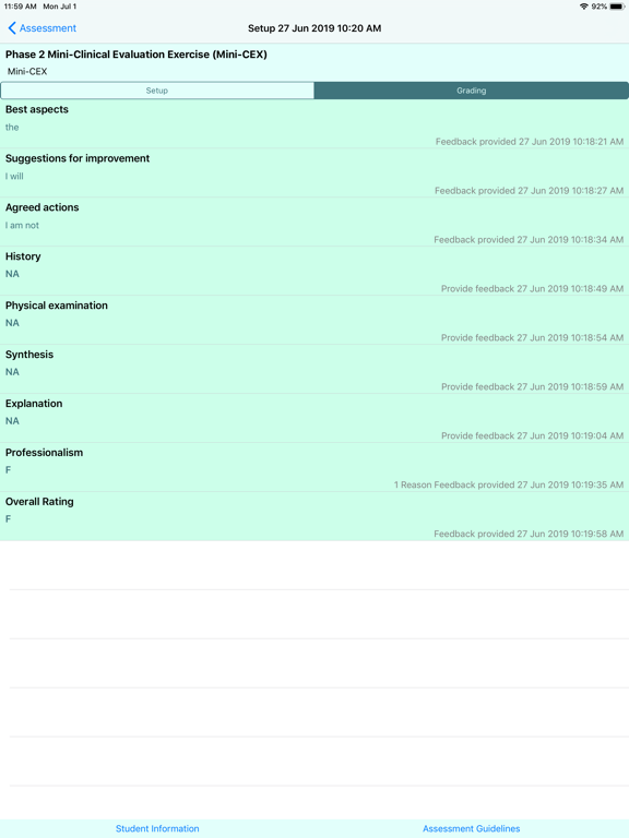 Screenshot #5 pour UNSW Medicine Assessments