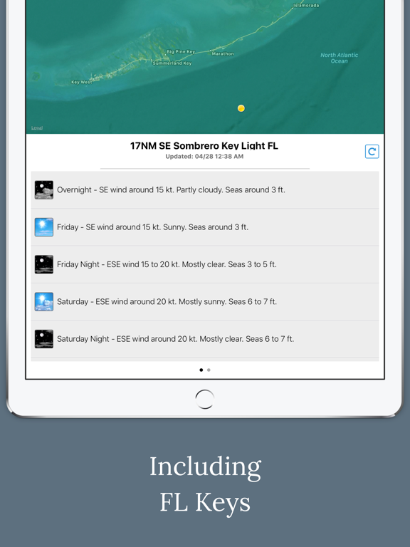Florida Boating Weather iPad screenshot 5 - Weather app