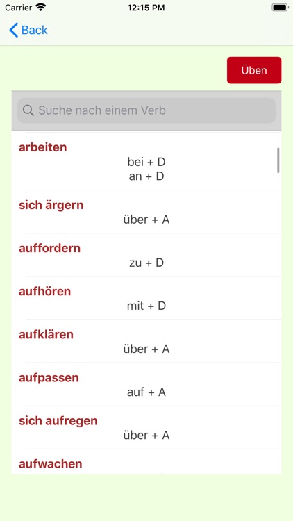 German Verbs Past Prepositions screenshot-3