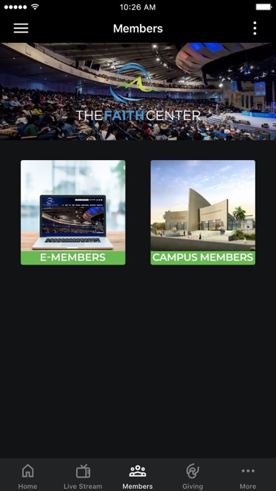 The Faith Center Sunrise Screenshot